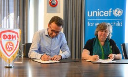 Ново партнерство меѓу УНИЦЕФ и Фудбалската федерација на Македонија