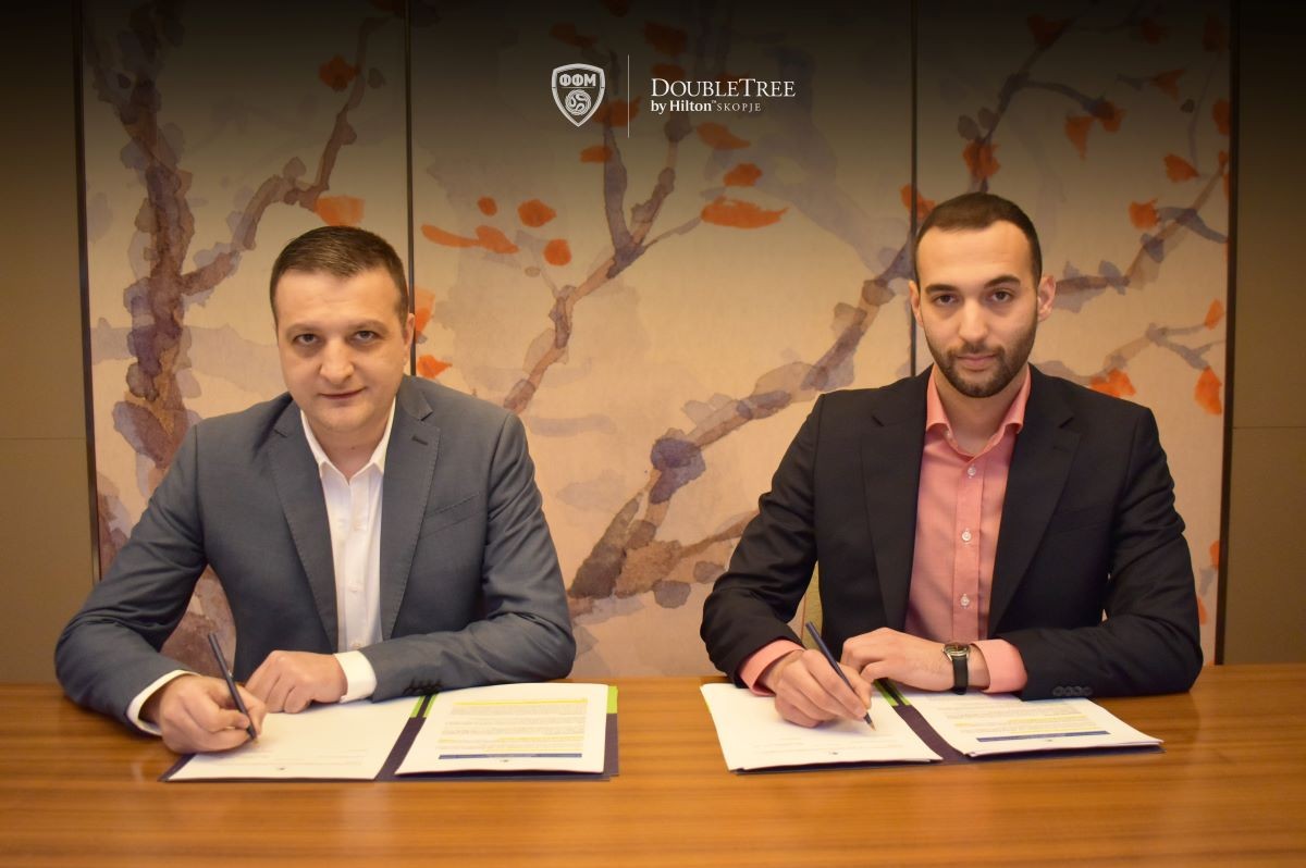 DoubleTree by Hilton - Skopje официјален партнер на Фудбалската федерација на Македонија