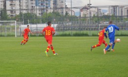 The Macedonian U17 team slightly defeated by England