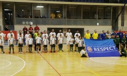A draw against Moldova at the first match of the 4 Nations Futsal Cup