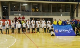 A draw against Moldova at the first match of the 4 Nations Futsal Cup