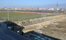 FFM is constructing a new stand at the training center Petar Miloshevski