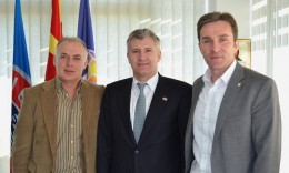 Davor Shuker at an official visit at FFM