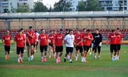 А репрезентативен собир во пресрет на пријателскиот натпревар против Црна Гора
