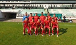 Maqedonia U18 mundet minimalisht nga Ukraina në start të turneut në Çeki