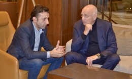Претседателот на ФФМ, Муамед Сејдини оствари средба со Михаел Ван Праг, член на Извршниот комитет на УЕФА и прв човек на холандскиот фудбал