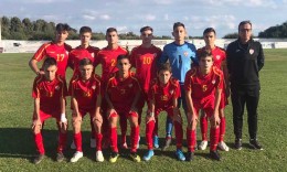 Maqedonia U15 barazon me Qipron