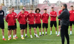 ФОТО: Тренинг на репрезентацијата на Македонија до 21 година