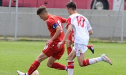 Пораз на селекцијата на Македонија до 19 години од Србија на квалификацискиот турнир во Албанија