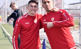 FOTO: Stërvitje e Maqedonisë U21 para nisjes për në Beograd