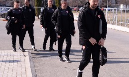 Official training of Macedonia U 21 before the duel with Serbia. Dragi Kanatlarovski: The team spirit is our greatest quality