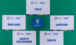 Macedonia in a group with Italy, England, Ukraine and Malta for the EURO 2024 qualification