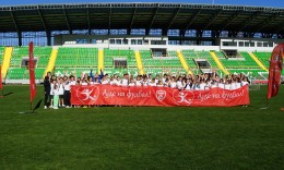 Football festival for girls