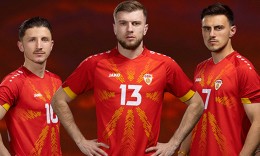 The new jersey of the Macedonian national team