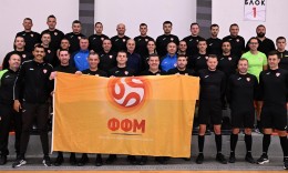 Pedro Galan lecturer at the refereeing seminar for futsal referees in Skopje